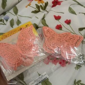3D Butterfly Lace Cutouts decor with 3M sticker